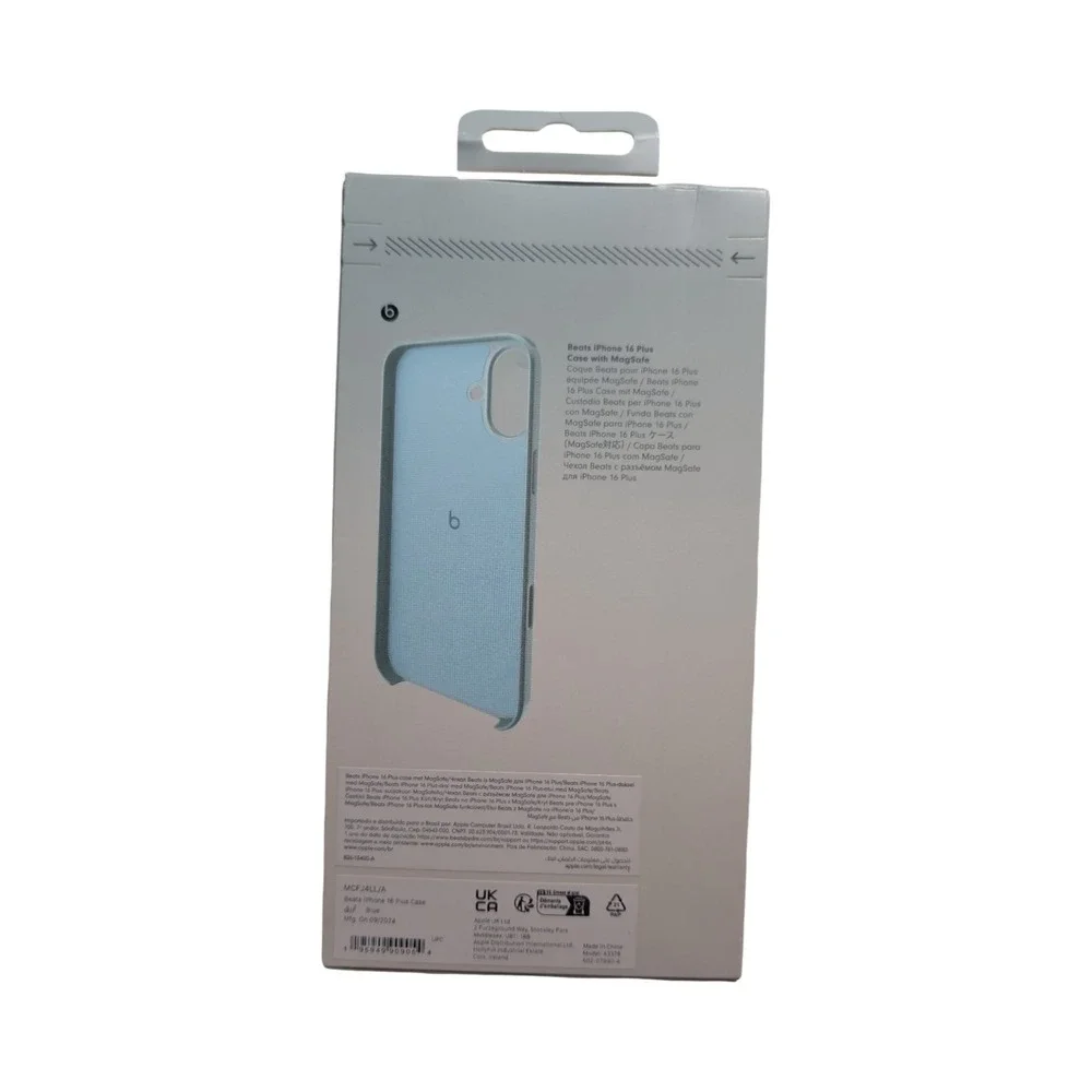 F7-O Beats By Dre Case for  Apple iPhone 16 Plus MagSafe - Riptide Blue